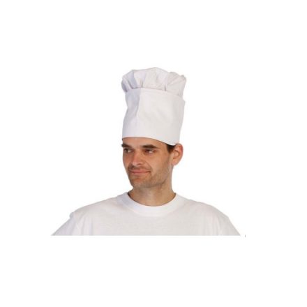 CASSIO szakácssapka gomba alakú, fehér