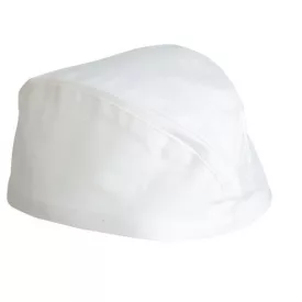 VOLANS szakácssapka hajó alakú, fehér