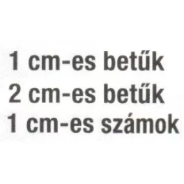 Betűk és számok