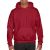 gi12500cr-l, GILDAN DRYBLEND HOODED (GI12500)   hosszú ujjú uniszex pulóver poliészter/pamut