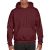 gi12500ma-m, GILDAN DRYBLEND HOODED (GI12500)   hosszú ujjú uniszex pulóver poliészter/pamut