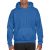 gi12500ro-m, GILDAN DRYBLEND HOODED (GI12500)   hosszú ujjú uniszex pulóver poliészter/pamut