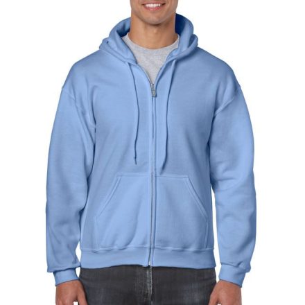 gi18600cb-2xl, GILDAN FULL ZIP (GI18600)  férfi pulóver poliészter/pamut zsebes végig zipzáras