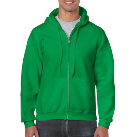 gi18600ig-2xl, GILDAN FULL ZIP (GI18600)  férfi pulóver poliészter/pamut zsebes végig zipzáras