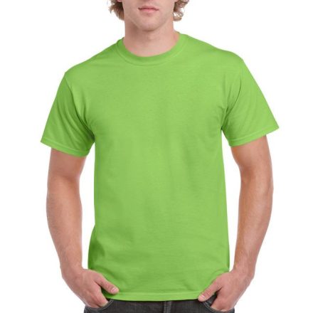 gi2000li-3xl, GILDAN ULTRA COTTON (GI2000) nyári rövid ujjú uniszex póló, környakas, Lime