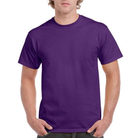 gi2000pu-3xl, GILDAN ULTRA COTTON? (GI2000) nyári rövid ujjú uniszex póló, környakas, Lila/Purple