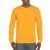 gi2400go-s, GILDAN ULTRA COTTON (GI2400) nyári hosszú ujjú uniszex póló, környakas, Arany/Gold