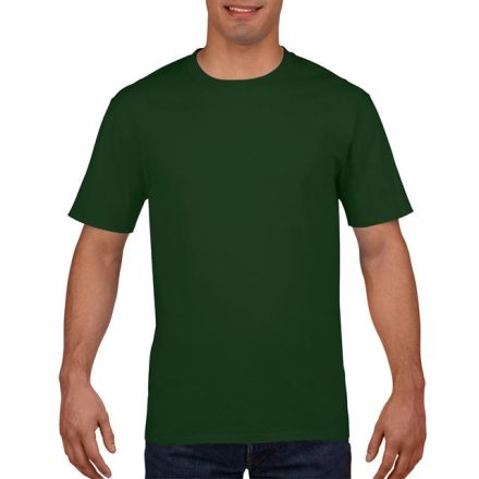 gi4100fo-xl, GILDAN (GI4100) nyári rövid ujjú férfi póló, környakas, Feny?zöld/Forest Green