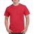 gi5000re-xl, GILDAN (GI5000) nyári rövid ujjú férfi póló, környakas, Piros/Red színben, méret: XL