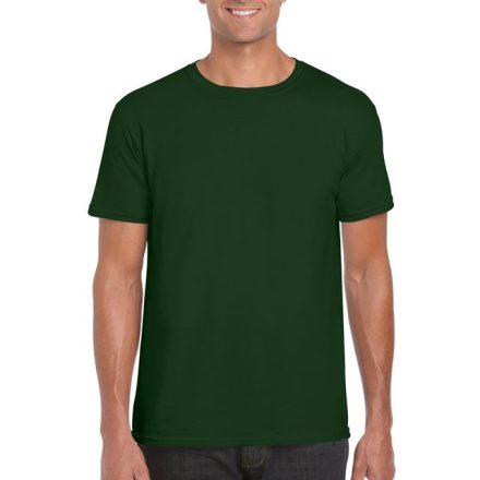 gi64000fo-2xl, GILDAN (GI64000) nyári rövid ujjú férfi póló, környakas, Feny?zöld/Forest Green