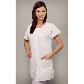   NŐI KÖPENY, GALLÉR NÉLKÜL, ZSEBEIN ÉS UJJAIN CSIPKE DÍSZÍTÉSSEL 127