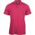 ka241fu-s, KARIBAN (KA241) rövid ujjú férfi galléros póló, oldalvarrott, Fukszia/Fuchsia
