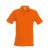 ka241or-s, KARIBAN (KA241) rövid ujjú férfi galléros póló, oldalvarrott, Narancssárga/Orange