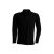 ka243bl-2xl, KARIBAN (KA243) hosszú ujjú férfi galléros póló, oldalvarrott, Fekete/Black