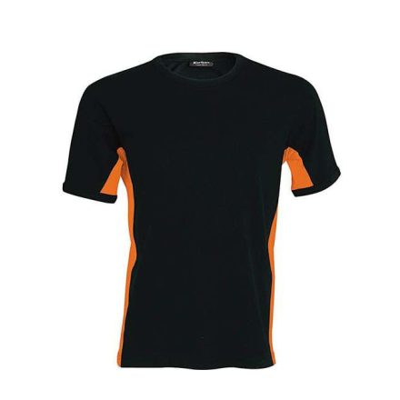 ka340bl-or-s, KARIBAN TIGER SHORT SLEEVE (KA340) nyári rövid ujjú féri póló, környakas