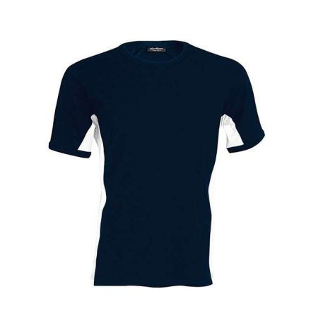 ka340nv-wh-xl, KARIBAN TIGER SHORT SLEEVE (KA340) nyári rövid ujjú féri póló, környakas