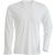 ka358wh-4xl, KARIBAN MEN'S LONG SLEEVE (KA358) nyári hosszú ujjú férfi póló, V nyakú oldalvarrott