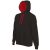 ka446bl-re-m, CONTRAST HOODED (KA446) hosszú ujjú férfi pulóver poliészter/pamut oldalvarrott