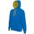 ka446lro-ye-m, CONTRAST HOODED (KA446) hosszú ujjú férfi pulóver poliészter/pamut oldalvarrott
