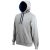 ka446og-nv-m, CONTRAST HOODED (KA446) hosszú ujjú férfi pulóver poliészter/pamut oldalvarrott