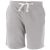 ka710oxg-2xl, FLEECE (KA710) uniszex rövidnadrág poliészter/pamut zsebes, Oxford szürke/Oxford