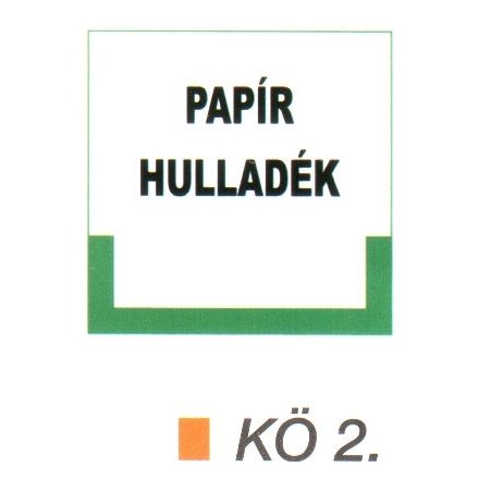 Papír hulladék kö 2.