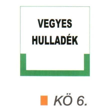 Vegyes hulladék kö 6.