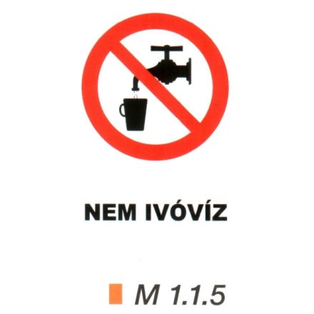 Nem ivóvíz m 1.1.5