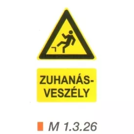 Zuhanásveszély m 1.3.26