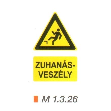 Zuhanásveszély m 1.3.26