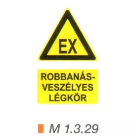 Robbanásveszélyes légkör m 1.3.29