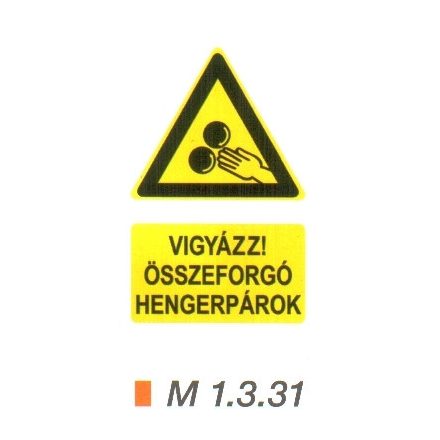 Vigyázz! Összeforgó hengerpárok m 1.3.31