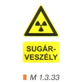 Sugárveszély m 1.3.33