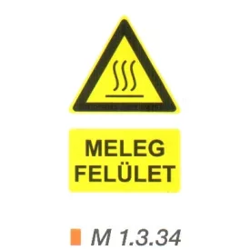 Meleg felület m 1.3.34
