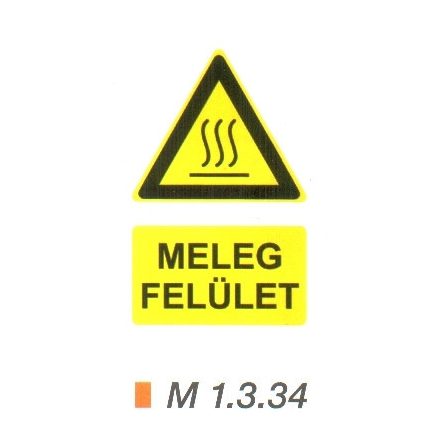 Meleg felület m 1.3.34