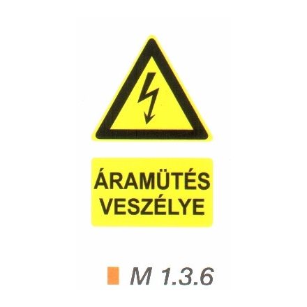 Áramütés veszélye m 1.3.6