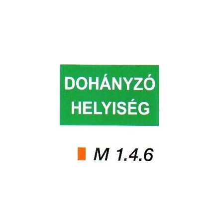 Dohányzó helyiség m 1.4.6