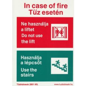   Után világítós menekülési útvonalat jelző öntapadós tábla