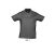 so11377dg-xl, SOL'S PRESCOTT (SO11377) rövid ujjú férfi galléros póló, oldalvarrott, Sötét
