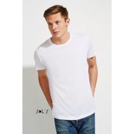   SOL'S SUBLIMA (SO11775) nyári rövid ujjú uniszex póló 100% poliészter környakas oldalvarrott, 100% Poliészter