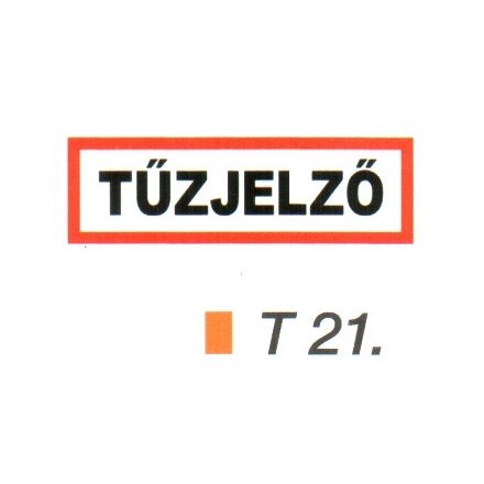 Tüzjelzö piktogram t 21.