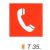Tüzbejelentö telefon helyét jelölö tábla t 35.