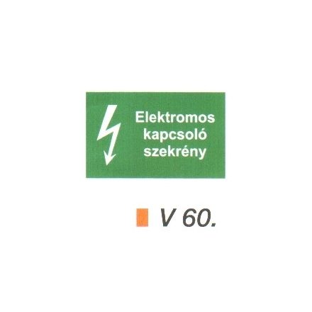 Elektromos kapcsoló szekrény v 60