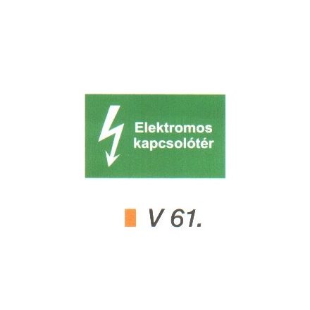 Elektromos kapcsolótér v 61